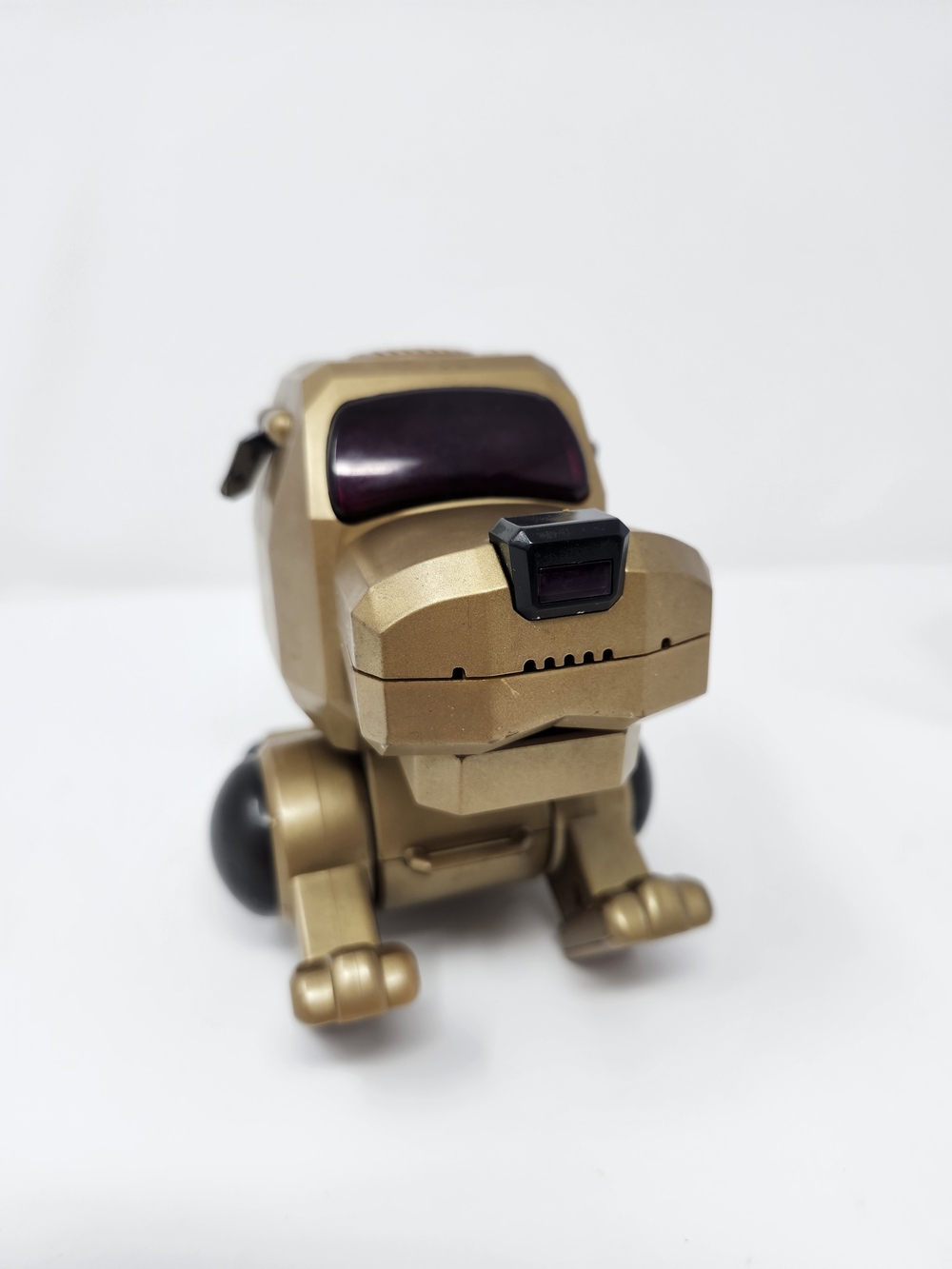Vintage SEGA Poo-Chi Robot Dog 1999 Gold Tiger Electronics Interactive Toy Works
